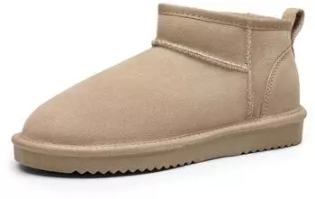 Dream Pairs Stiefeletten Winterstiefel wasserfest warme Wärme Schneestiefel sandfarbe