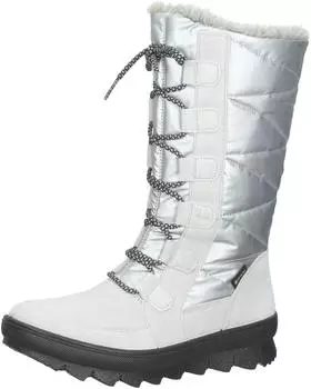 Legero Lace-up Boot Suede/Textile grau/beige/silber