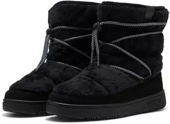 Puma Snowbae Suede Women (402175) schwarz/flat dark gray