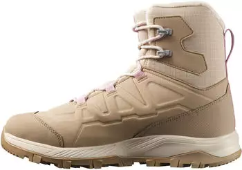 Salomon OUTFROST TS WP Waterproof Winter Boot wei&szlig; pepper/desert tan/dawn pink