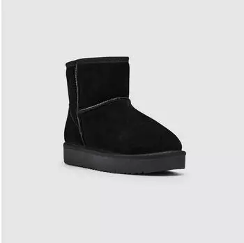 Esprit PITERA Winterboots Schlupfboots, Winterstiefelette mit Warmfutter schwarz