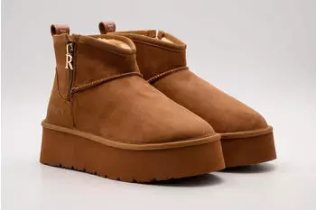 Replay CHIC ZIP Winter Boots Ankle Boot with Pull Tab and Zip braun