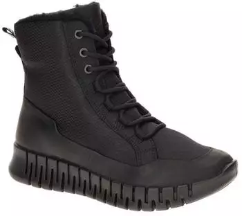 Ecco Women Gruuv Boot WP Black/Black