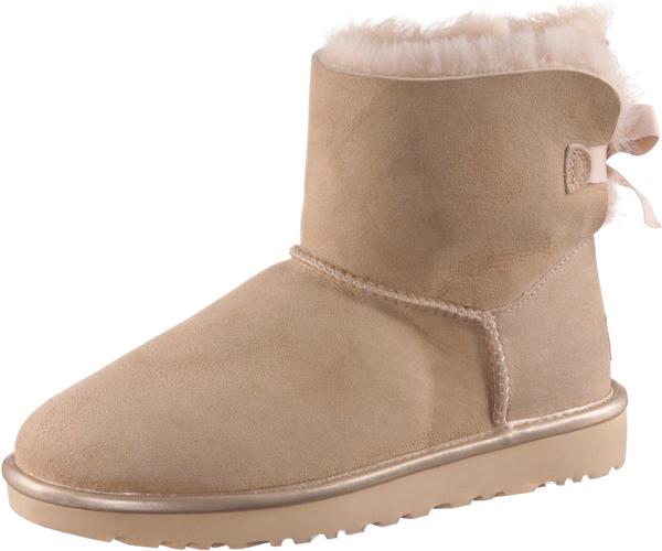 UGG Mini Bailey Bow II Metallic Women driftwood