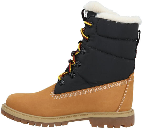 Timberland Heritage Faux Fur Puffer Boot yellow