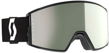 Scott React Amp Pro Ski Goggles (414504-7641-AMPROWHCH) Schwarz Amplificator Pro White Chrome CAT2