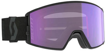 Scott React Light Sensitive Ski Goggles (414502-7413-LISEBLUCH) Schwarz Light Sensitive Blue Chrome CAT2-3