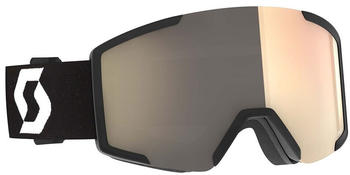 Scott Shield Light Sensitive Ski Goggles (277836-7641-LT.S.BRZ.CHR) Schwarz Light Sensitive Bronze Chrome CAT2-4