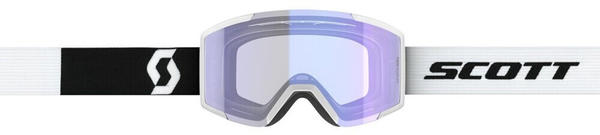 Scott Shield Ski Goggles (277837-7068-ENHAQUACHR) Durchsichtig Enhancer Aqua Chrome CAT 2