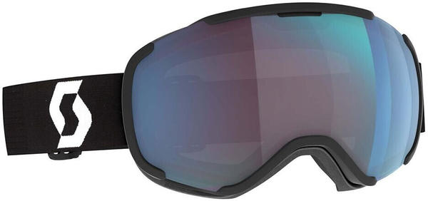 Scott Faze II Ski Goggles (271816-7641-ENHBLUECHR) Schwarz Enhancer Blue Chrome CAT2