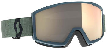 Scott Factor Pro Light Sensitive Ski Goggles (283566-7644-LT.S.BRZ.CHR) Grün Light Sensitive Bronze Chrome CAT1-3