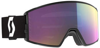 Scott React Ski Goggles (414503-7641-ENHTEALCHR) Schwarz Enhancer Teal Chrome CAT2