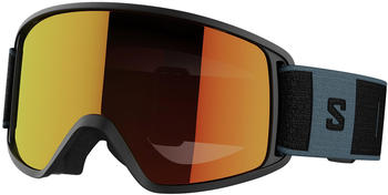 Salomon Force Skibrille Black/ Univ Mid Red