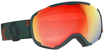 Scott Faze II Ski Goggles (271816-UNICA) Grün Enhancer Red Chrome CAT2