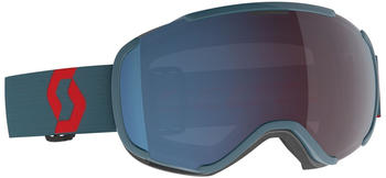 Scott Faze Ii Ski Goggles Orange Enhancer Blue Chrome/CAT (76155236)