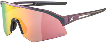 Alpina Sports Sonic HR Q-Lite black-purple metallic matt/pink mirror