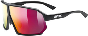 uvex sportstyle 237 black mat/mirror red