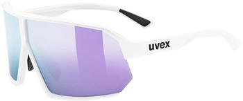 uvex sportstyle 237 white matt/mirror lavender