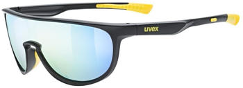 uvex sportstyle 515 black matt/mirror yellow