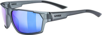 uvex sportstyle 233 P smoke mat/mirror blue