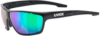 uvex Sportstyle 706 CV black mat/glossy green