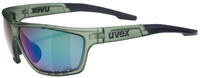 uvex sportstyle RXd 4006 moss green translucent matt/grey lens - green mirror