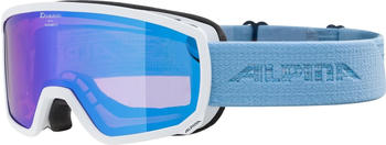 Alpina Sports Scarabeo S Hm Ski Goggles white/Blue/CAT2 (A7261812)