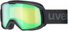 Uvex elemnt FM Ski- und Snowboardbrille black mat - mirror green,schwarz