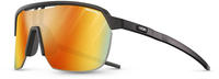 Julbo FREQUENCY Unisex-Sonnenbrille Halbrand Monoscheibe Kunststoff-Gestell, schwarz