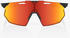 100% Hypercraft SQ soft tact black/hiper red multilayer mirror lens