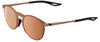 100percent 196261016710, 100percent Legere Round Sunglasses Braun Hiper Copper