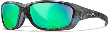 WileyX WX Gravity kryptek neptune/CAPTIVATE polarized green mirror