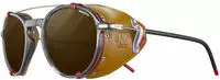 Julbo - Sonnenbrille - Legacy Noir/Rouge/Marron Reactiv 2-4 Polarized aus Leder -