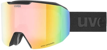 uvex Evidnt ATTRACT V Small black matt/vario rainbow mirror
