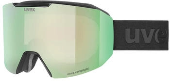 uvex Evidnt Attract V black matt/green clear mirror