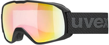 uvex Xcitd V black matt - vario rainbow mirror