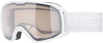 uvex Xcitd V white matt - vario silver mirror
