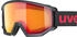 black matt/mirror red