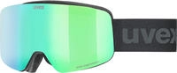 Uvex S5508502030, Uvex Pwdr black matt mirror green one size black matt - mirror
