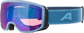 Alpina BIVIO Q smoke-blue matt - mirror blue