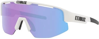 Bliz Eyewear Matrix Small matte white/rose/violet mirror blue