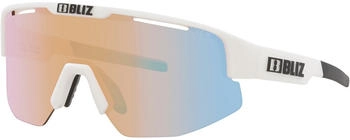 Bliz Eyewear Matrix Small matte white/coral/orange mirror blue