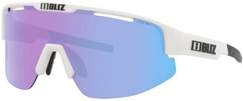Bliz Eyewear Matrix matte white/rose/violet mirror blue