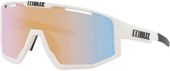 Bliz Eyewear Fusion (0ZB7005) matte white/coral/orange mirror blue