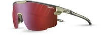 Julbo - Sonnenbrille - Ultimate Gris Fonc&eacute;/Vert Army Reactiv 0-3 High Contrast -