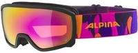 Alpina A7257_53, Alpina Scarabeo Q-Lite Kinder Skibrille, schwarz