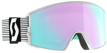 Scott Goggle React Amp Pro S3 (VLT 13%) (White / Mint Green)