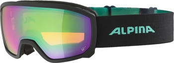 Alpina Sports Scarabeo JR Q-lite black-aqua m mirror green
