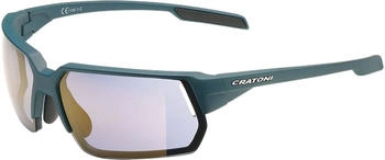 Cratoni C-Lite NXT blue rubber/clear mirror gold