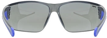 uvex equate black-blue matt/mirror blue